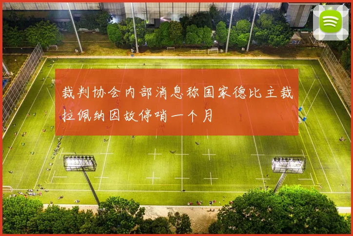 裁判协会内部消息称国家德比主裁拉佩纳因故停哨一个月